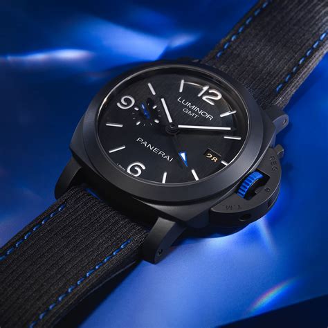 panerai black and blue|luminor panerai price list.